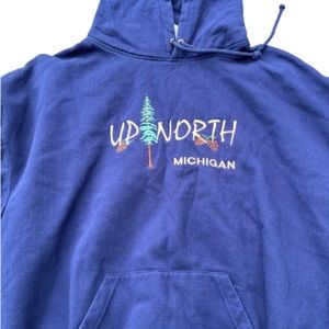 Vintage(Up north) Michigan hoodie